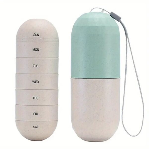Large Compartment Weekly Pill Organizer Item No#30823 - Image 2