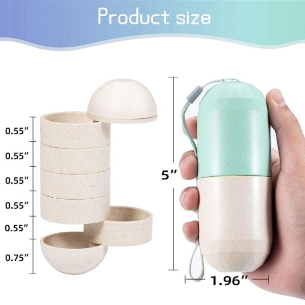 Large Compartment Weekly Pill Organizer Item No#30823 - Image 3