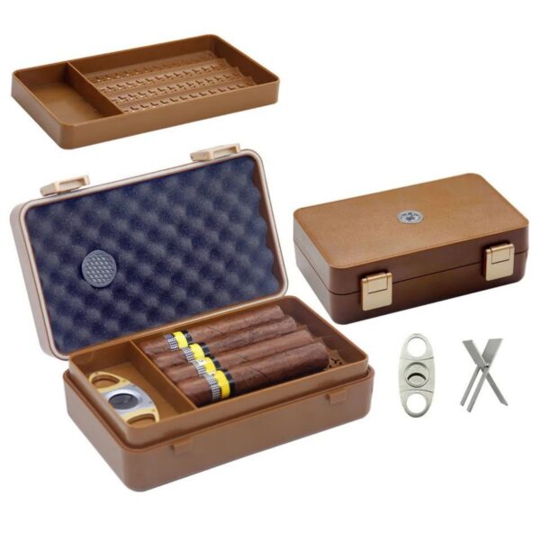 Travel Cigar Humidor Box Item No#30824 - Image 2