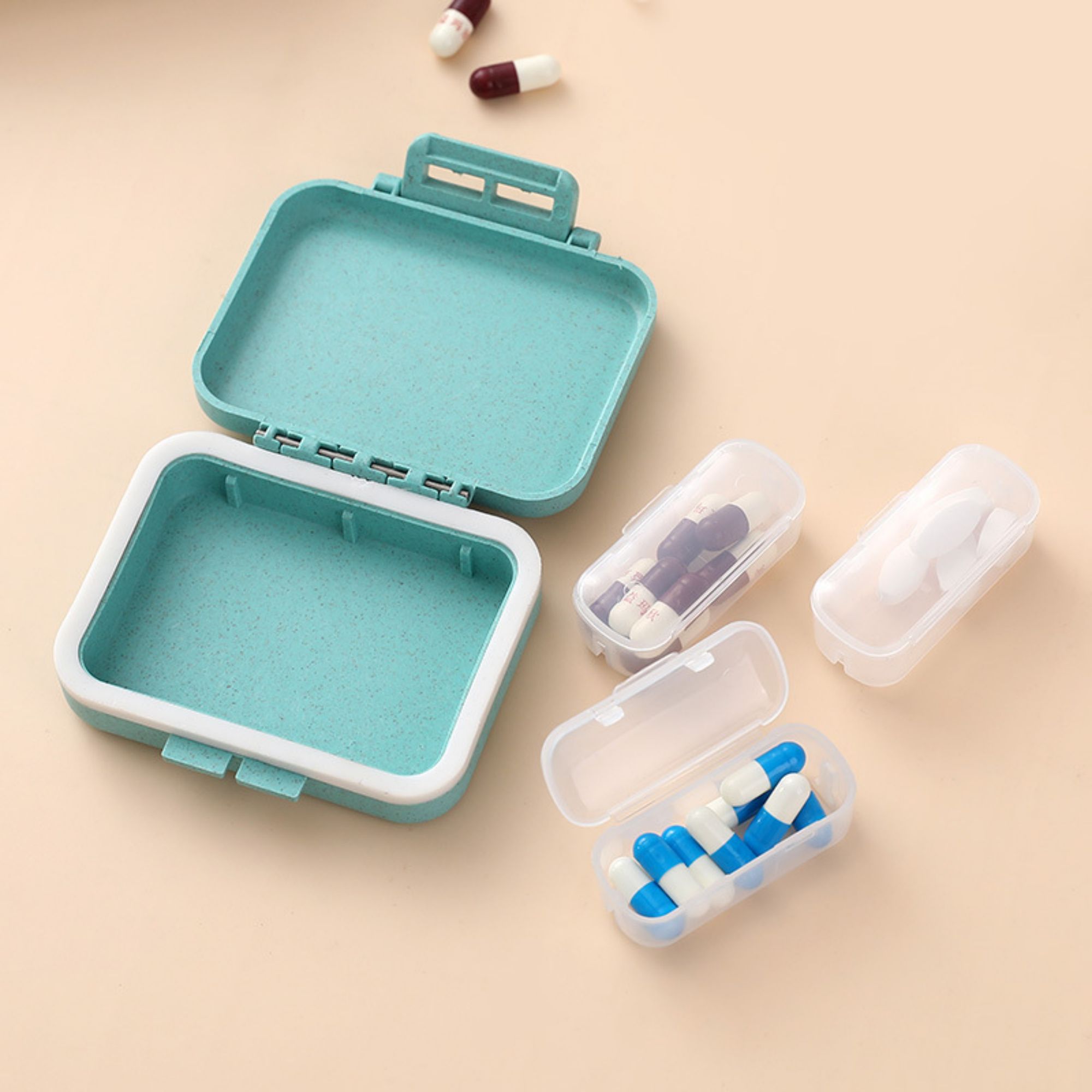 Pill Organizer With 3 Removable Compartments Item No#30836 - Image 5