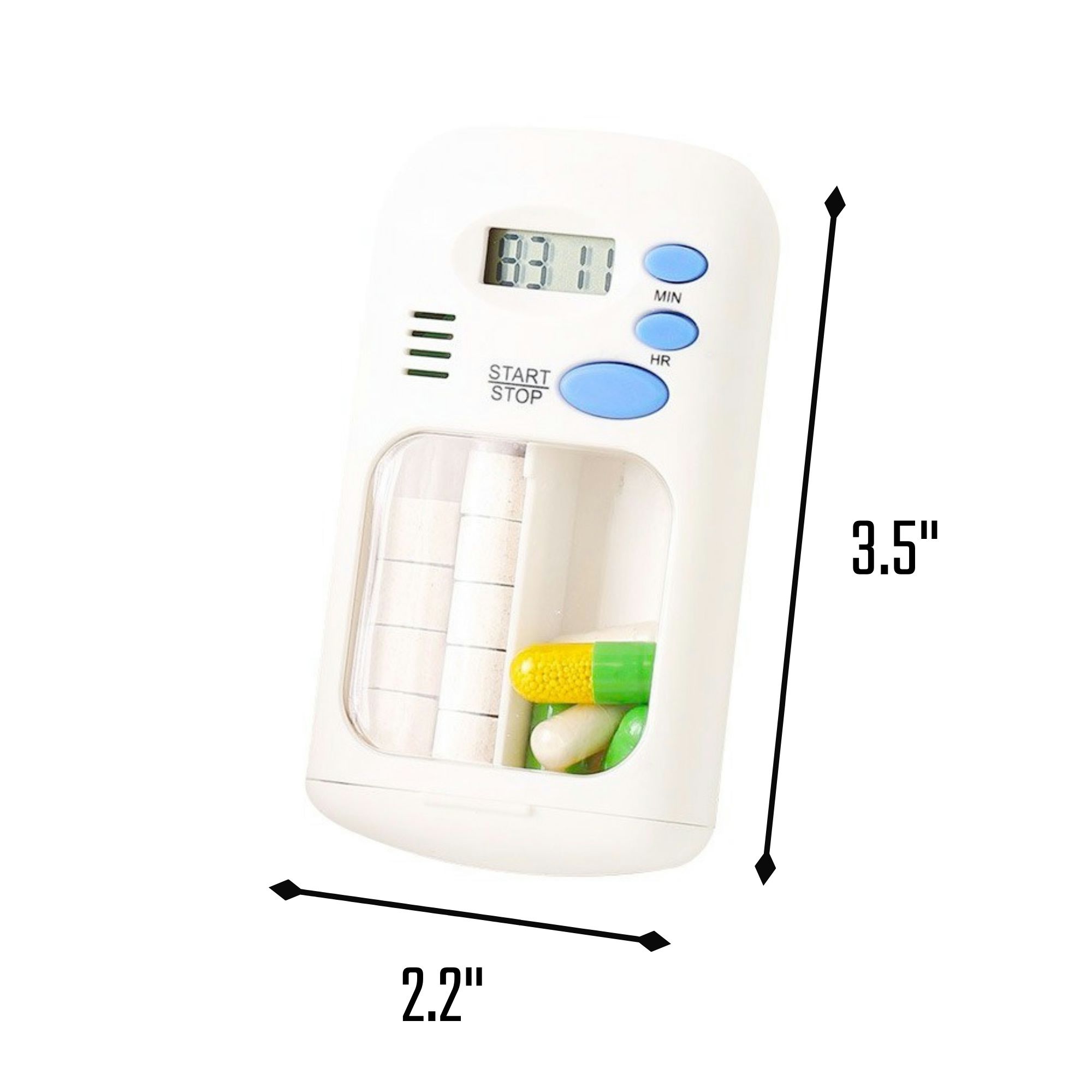 Smart Pill Box With Lcd Digital Item No#30837 - Image 3