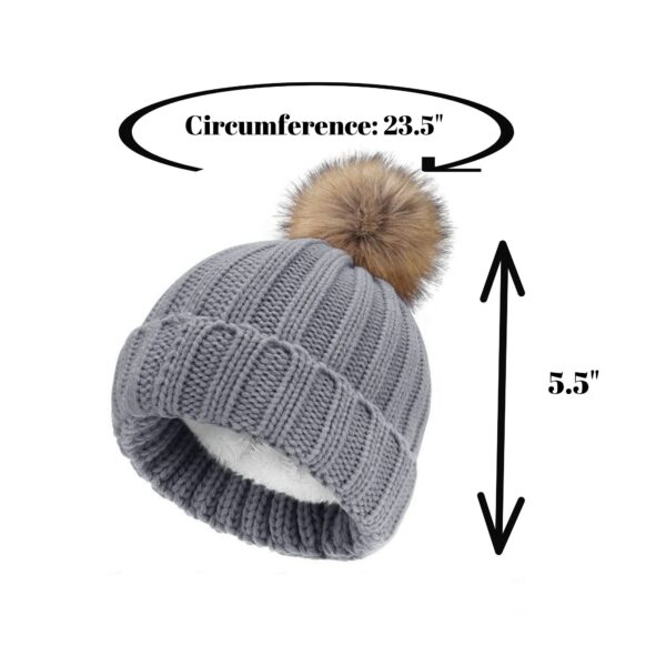 Satin Lined Winter Beanie Item No#30852 - Image 3