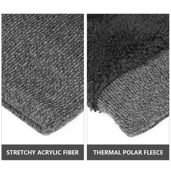 Knitted Comfortable Breathable Winter Beanie Item No#30853 - Image 4