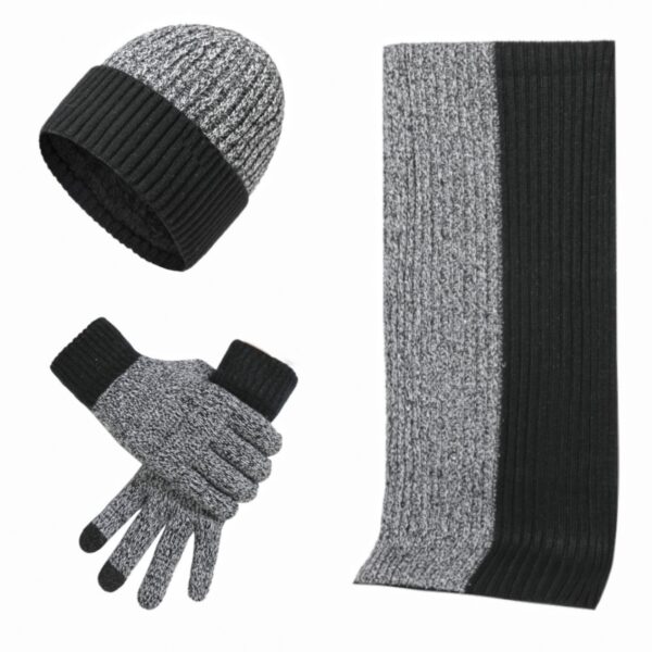 Unisex Fashion Warm Knitted Set Item No#30856 - Image 2