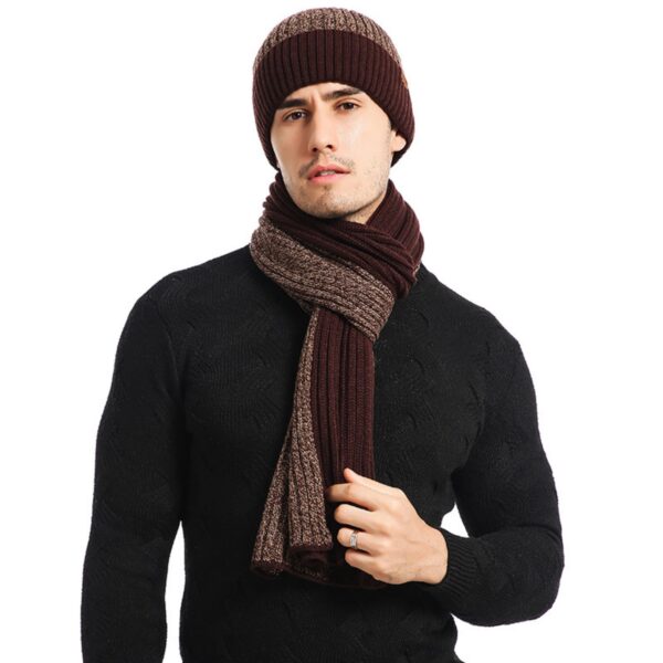 Unisex Fashion Warm Knitted Set Item No#30856 - Image 4