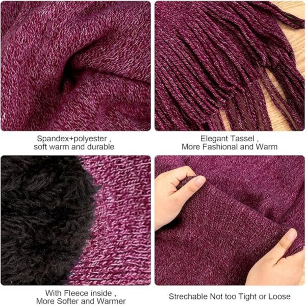 Winter Hat Scarf Gloves Set Item No#30857 - Image 4