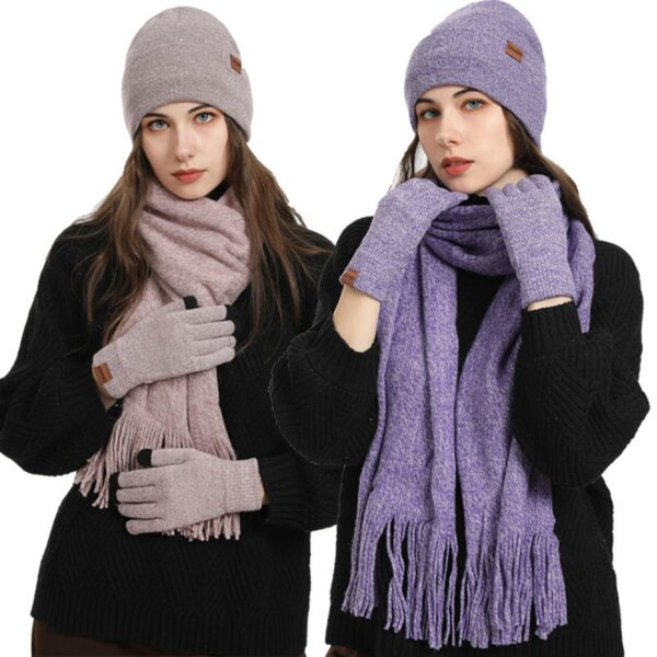 Winter Hat Scarf Gloves Set Item No#30857 - Image 5
