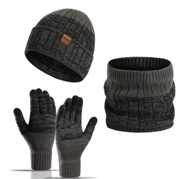 Winter Beanie Hat Glove Neck Gaiter Set Item No#30862