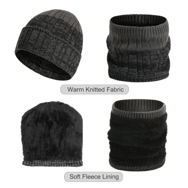 Winter Beanie Hat Glove Neck Gaiter Set Item No#30862 - Image 4