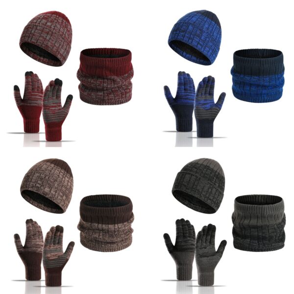 Winter Beanie Hat Glove Neck Gaiter Set Item No#30862 - Image 5