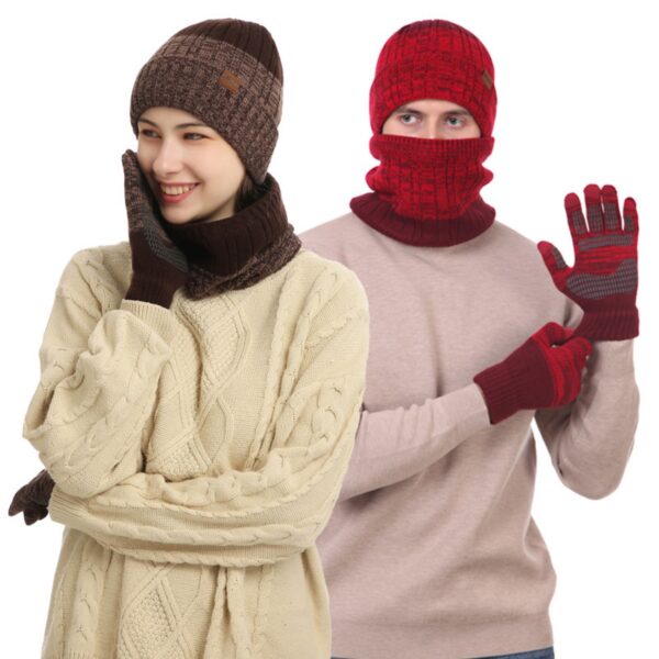Winter Beanie Hat Glove Neck Gaiter Set Item No#30862 - Image 6