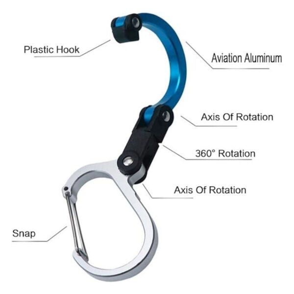 Matel Carabiner Clips Item No#30869 - Image 4