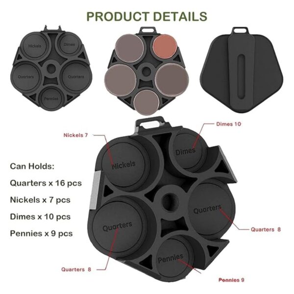 Portable Coin Case With Clip Item No#30872 - Image 4