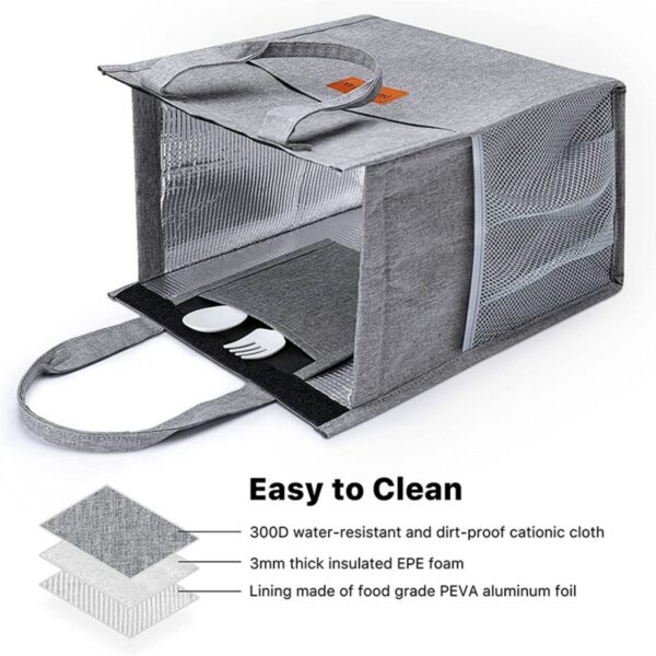Insulated Lunch Tote Bag Item No#30883 - Image 5