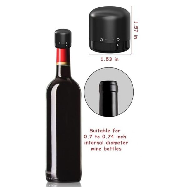 Twist Top Mini Wine Sealer Item No#30886 - Image 3