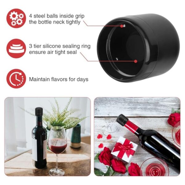 Twist Top Mini Wine Sealer Item No#30886 - Image 5