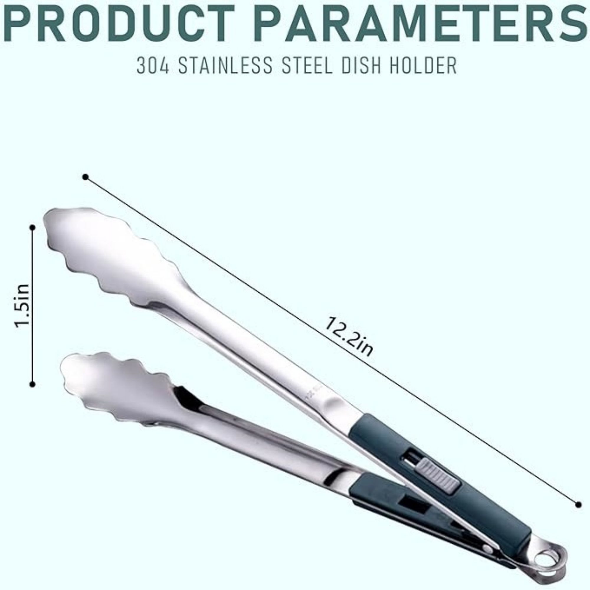 Grill Tongs For Grilling Item No#30892 - Image 3