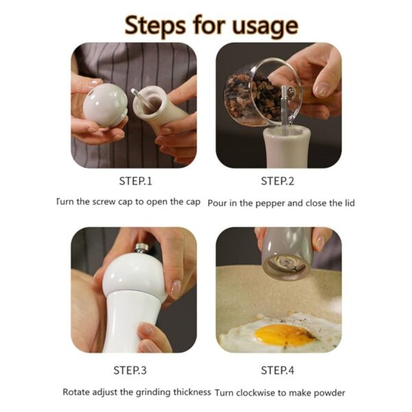 Ceramic Pepper Grinder Item No#30895 - Image 4