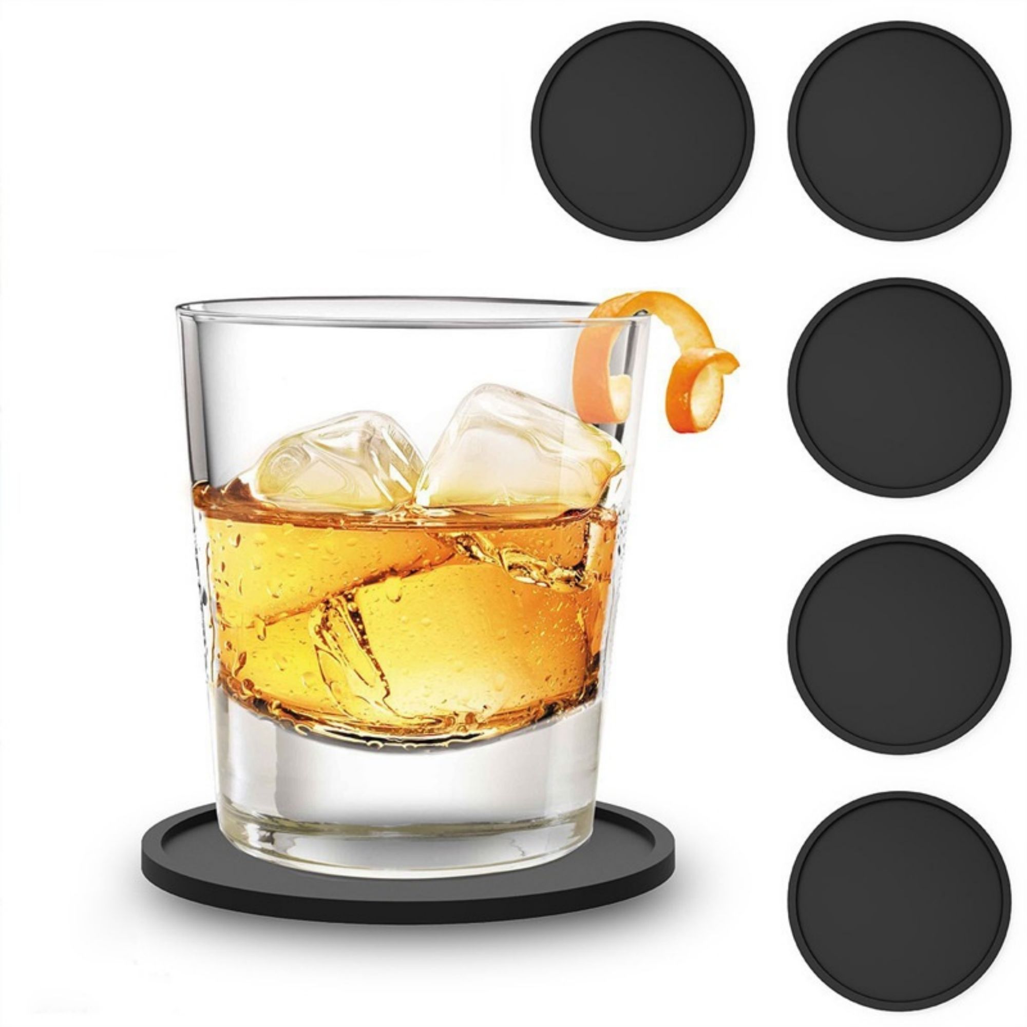 Reusable Drink Coasters Set Of 8 Pcs Item No#30908 - Image 2