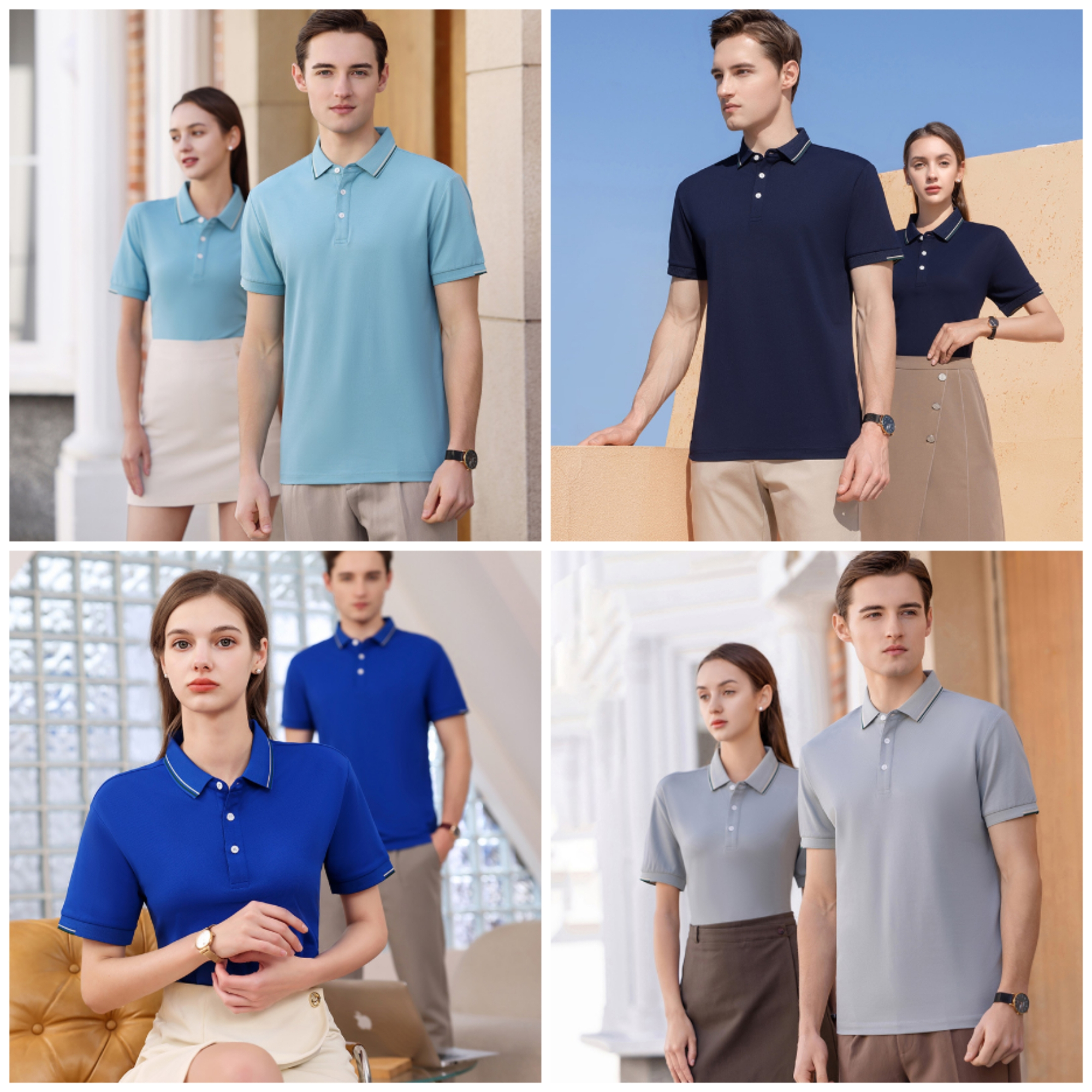 Unisex Short Sleeve Polo Shirts Item No#31007 - Image 5