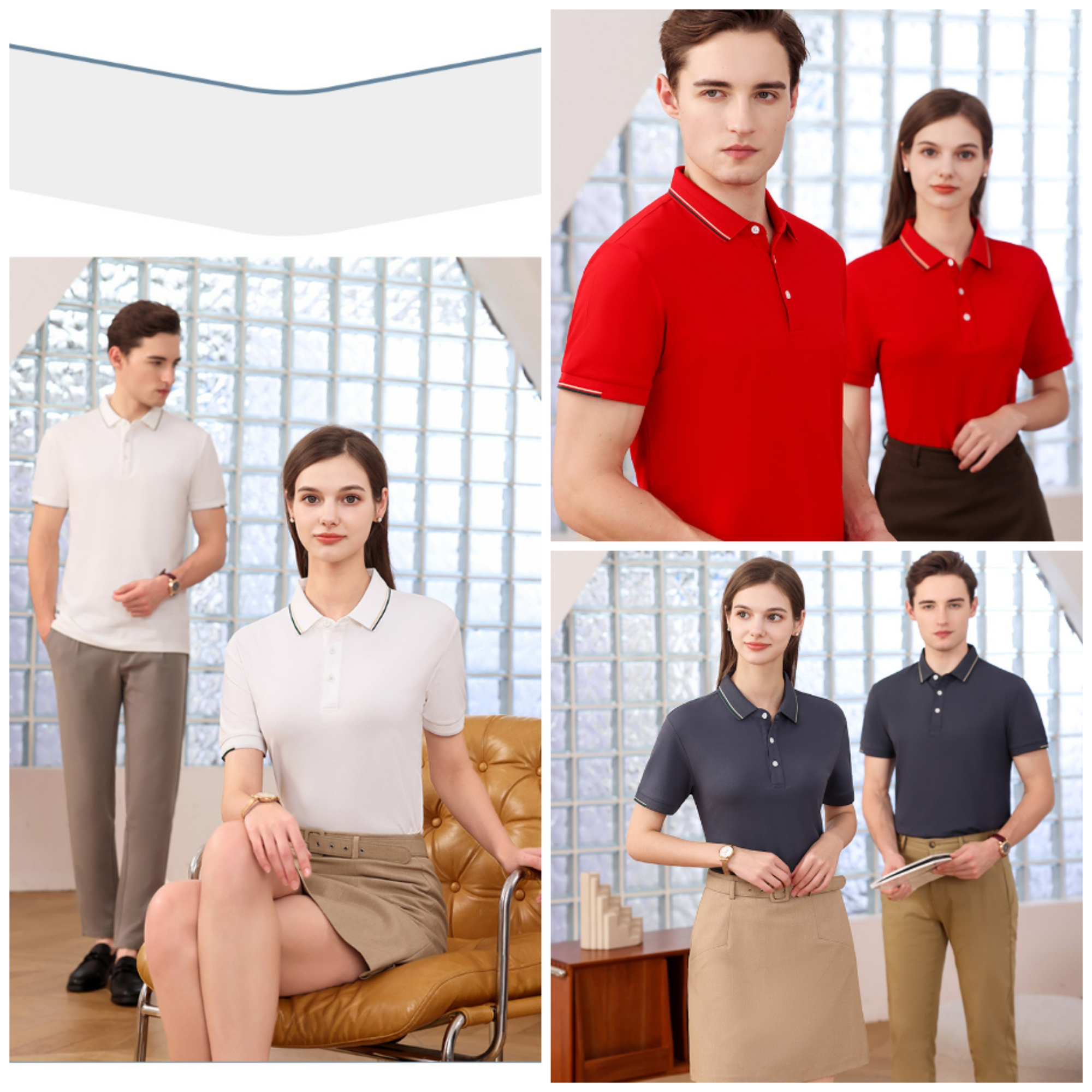 Unisex Short Sleeve Polo Shirts Item No#31007 - Image 6