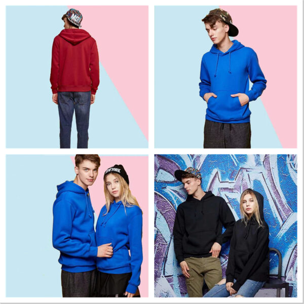 Fleece Lined Hooded Sweatshirt Item No#31008 - Image 4
