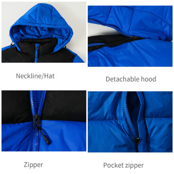 Men Puffer Jacket With Hood Item No#31019 - Image 2