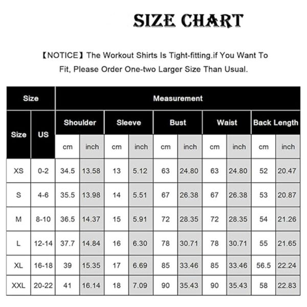 Women Workout Shirt Item No#31022 - Image 4