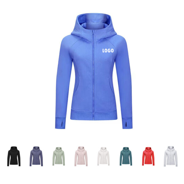 Womens Zip Up Hoodies Item No#31024