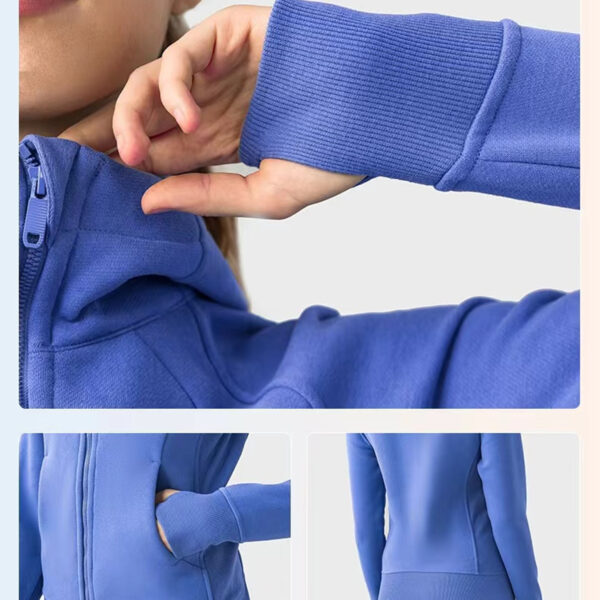 Womens Zip Up Hoodies Item No#31024 - Image 2