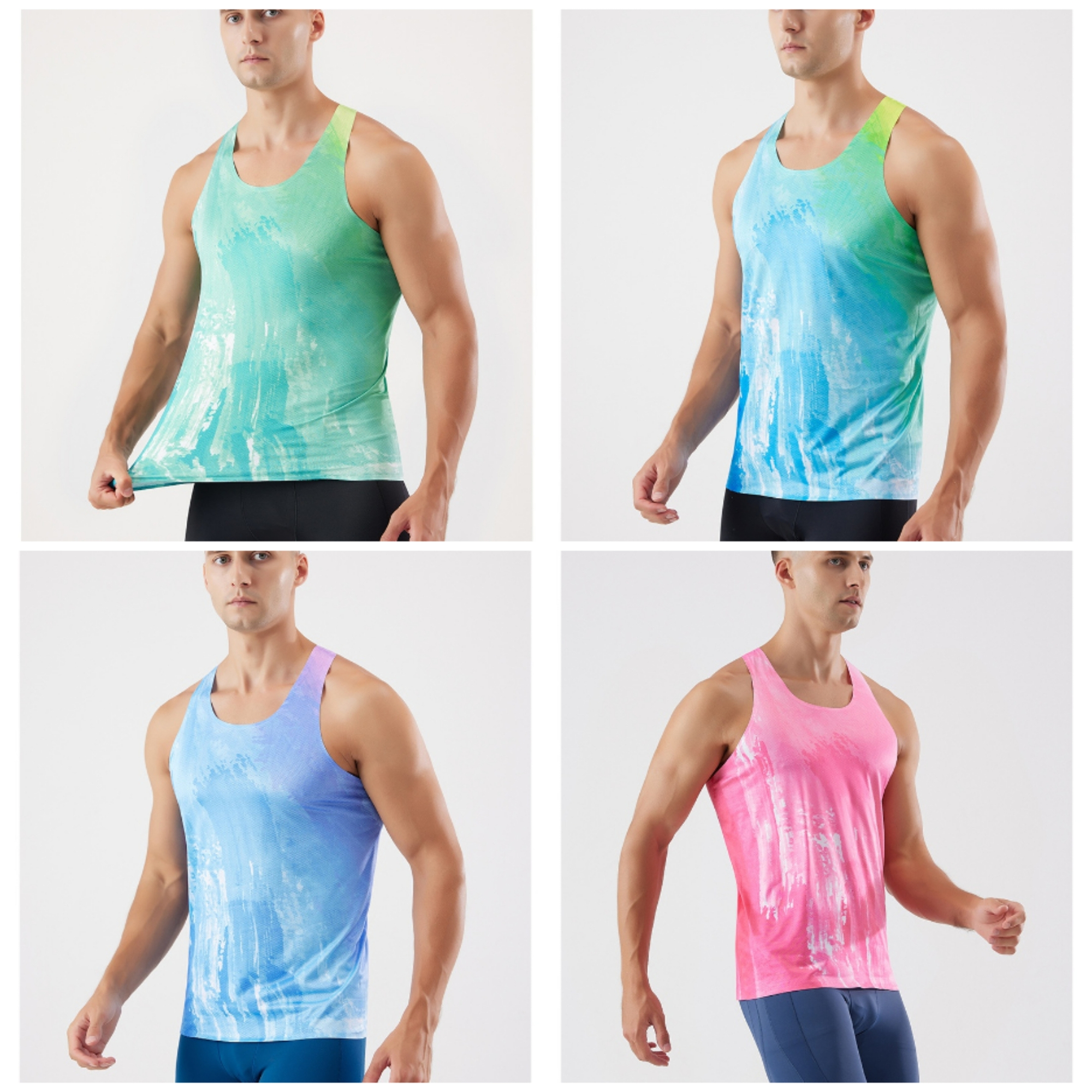 Men'S Seamless Tank Top Item No#31033 - Image 3