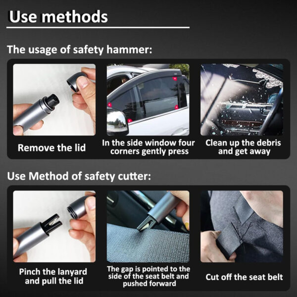 Car Safety Hammer For Emergency Escape Item No#31037 - Image 4