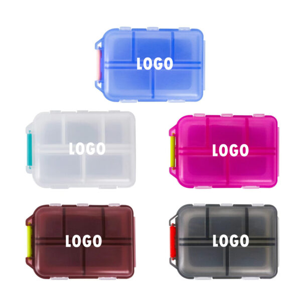Travel Pill Box With 10 Compartments Item No#31042 - Image 3