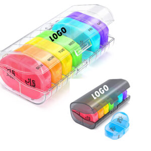 Rainbow Weekly Pill Box Item No#31045