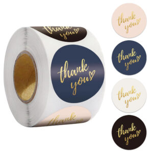 Thank You Stickers With Beautiful Design Item No#31059