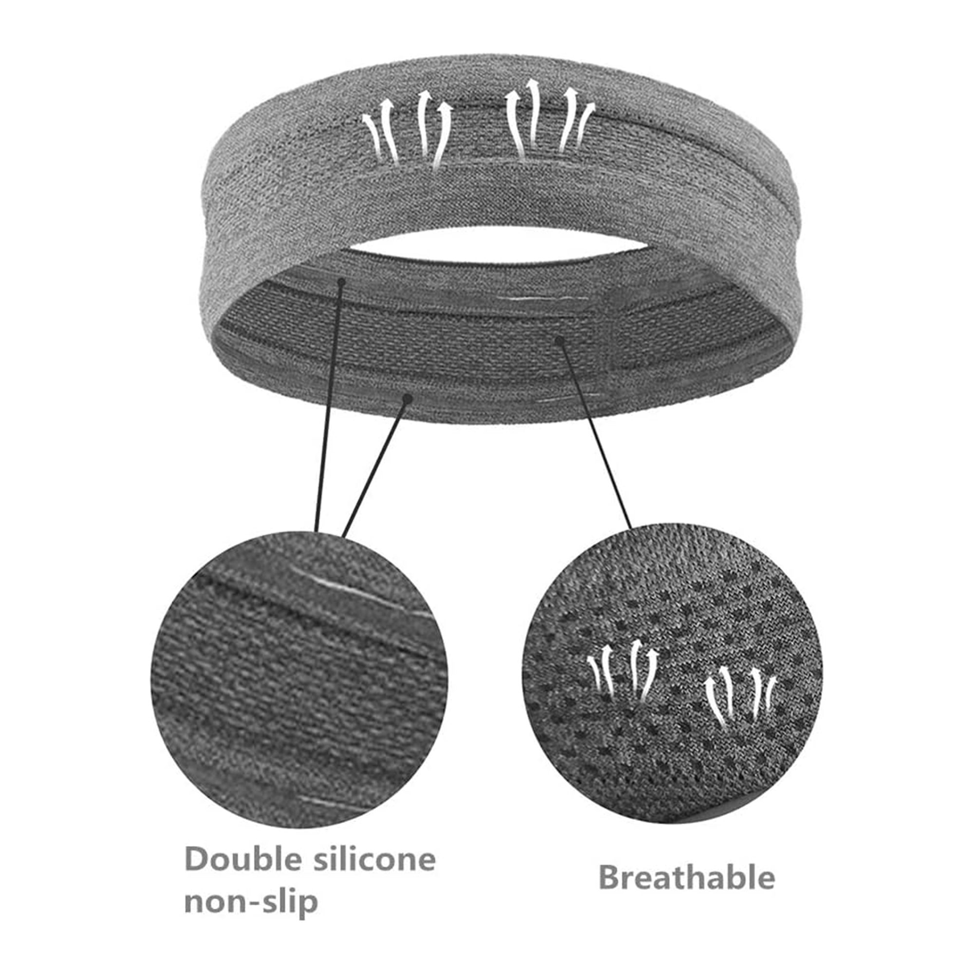 Sweat Bands For Women Workout Item No#31070 - Image 3