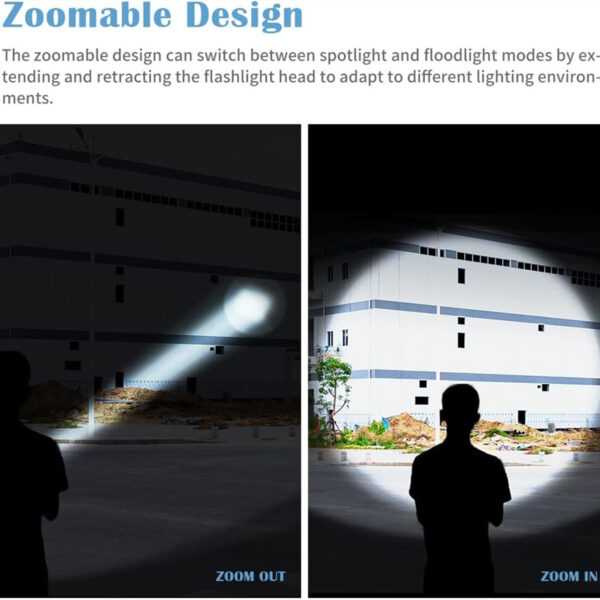 Zoomable Led Flashlight Item No#31073 - Image 3