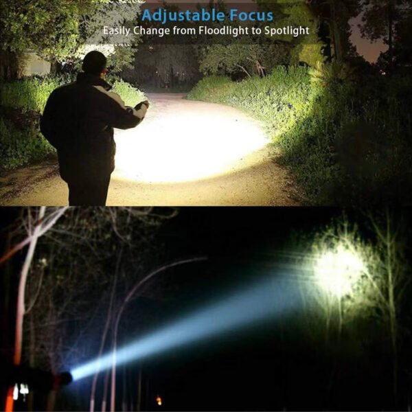 Rechargeable Magnetic Led Flashlight With Cob Item No#31078 - Image 5