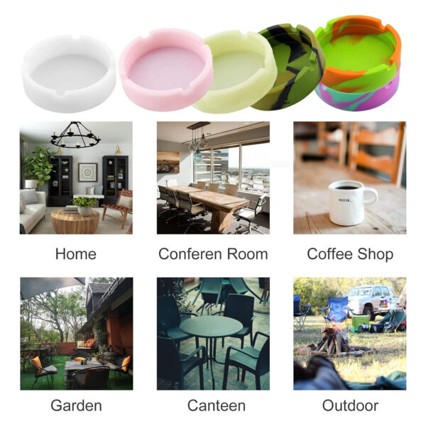 Silicone Ashtrays For Cigarettes Item No#31088 - Image 4