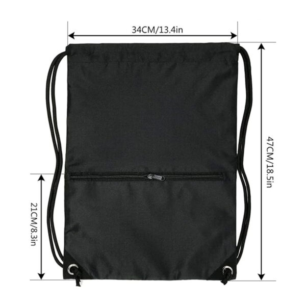 Sport Drawstring Backpack Bag Item No#31092 - Image 2