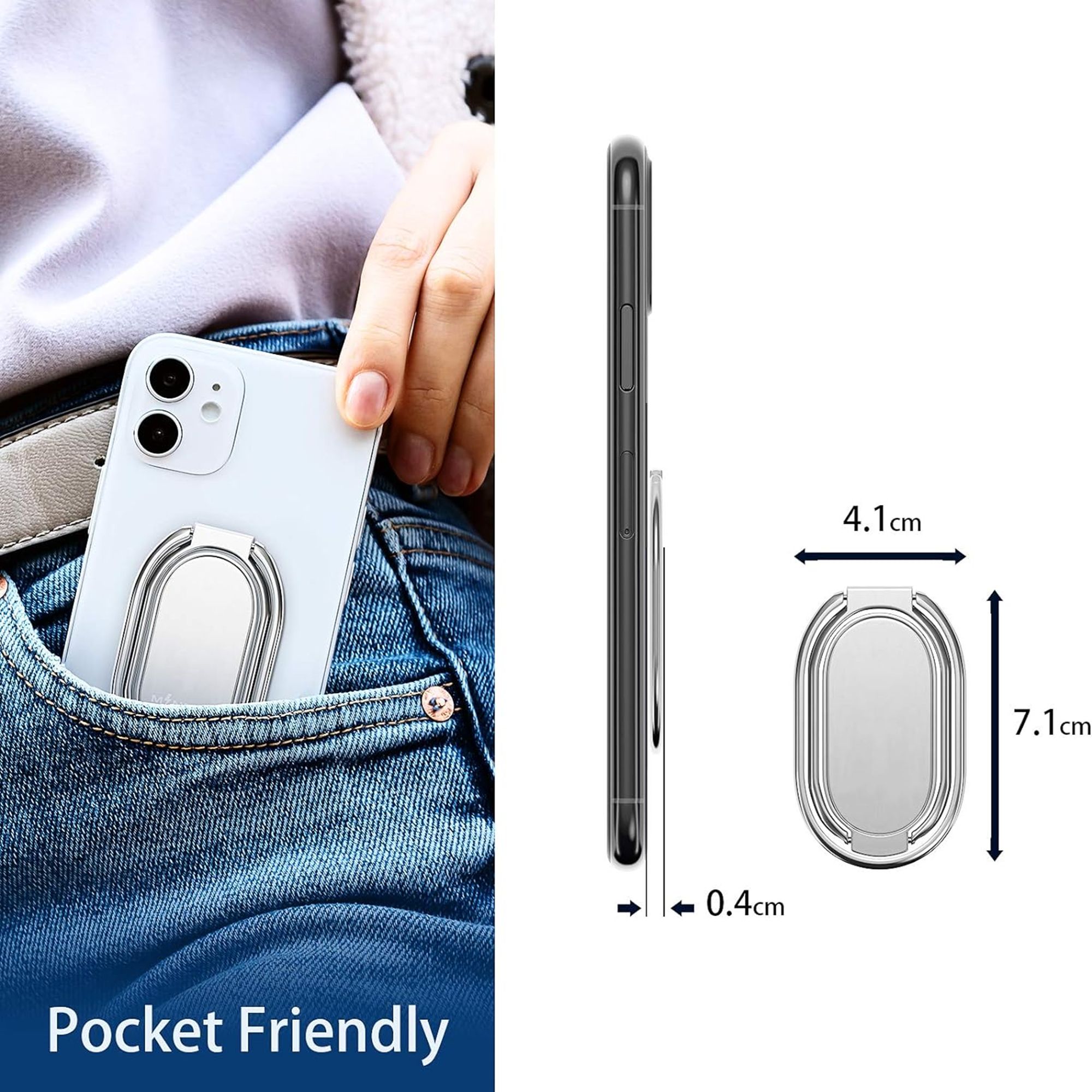 Retractable Phone Ring Holder Item No#31103 - Image 2