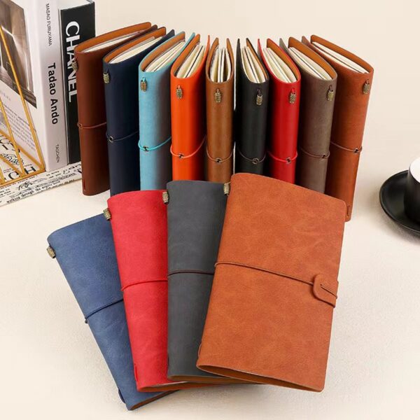 Vintage Pu Leather Lined Journals A6 Item No#31106 - Image 4