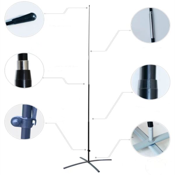 Drop-Shaped Advertising Flag With Pole Kit Item No#31123 - Image 2