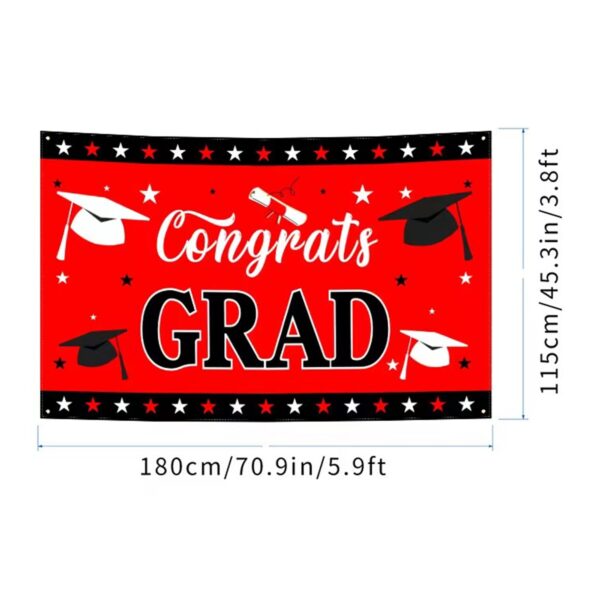 Graduation Banner For Graduation Party Decorations Item No#31124 - Image 3