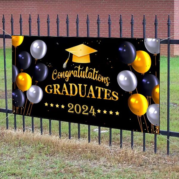 Graduation Banner For Graduation Party Decorations Item No#31124 - Image 4