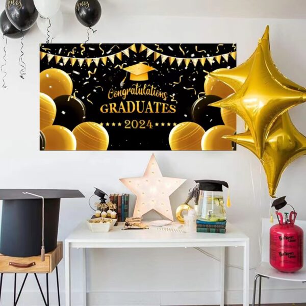 Graduation Banner For Graduation Party Decorations Item No#31124 - Image 5