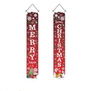 Merry Christmas Hanging Banner In Pairs Item No#31125