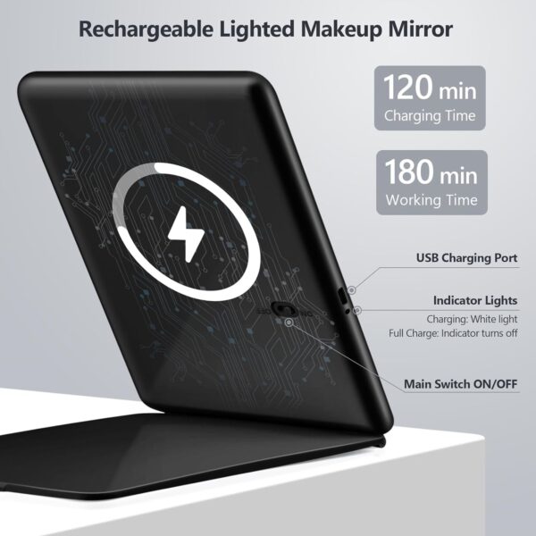 Large Makeup Mirror With Light Item No#31128 - Image 4