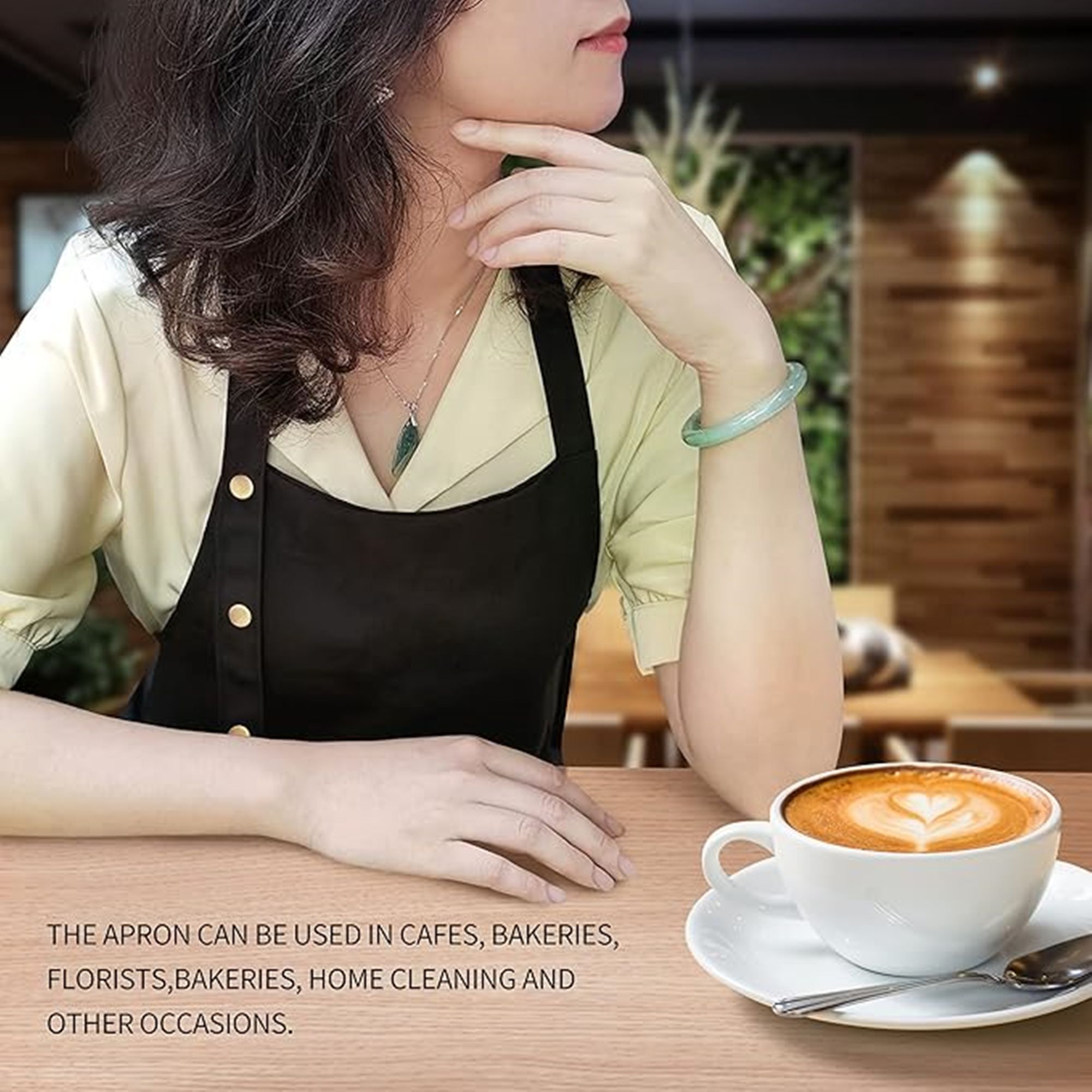 Adjustable Apron With 2 Pockets Item No#31133 - Image 5