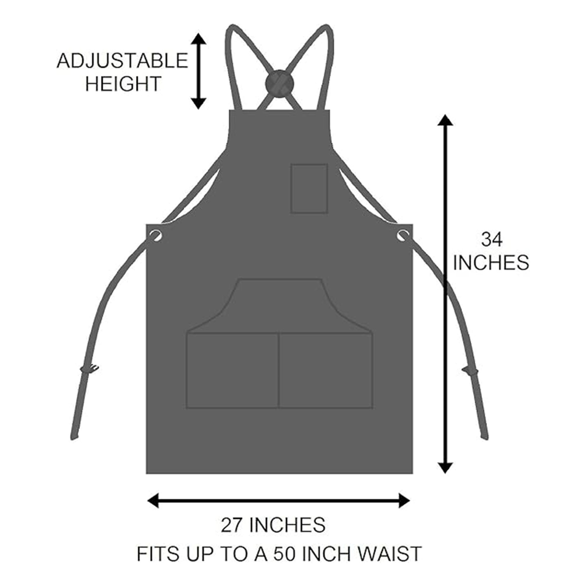 Heavy Duty Chef Apron With Pockets Item No#31135 - Image 2